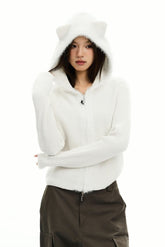 Bear Sweater Jacket Hoodie